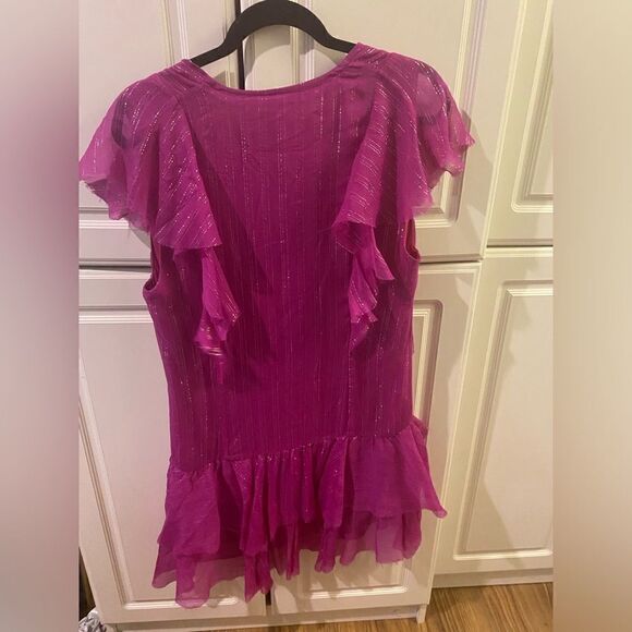 LE SUPERBE SILK MINI DRESS NWOT size 10 - Picture 4 of 4